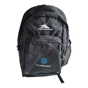 High Sierra Backpack Black Light Weight Sports OS Unisex